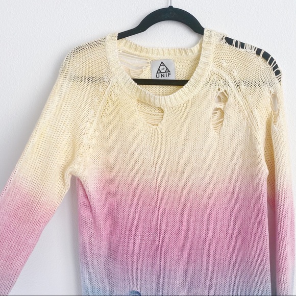 UNIF rainbow sweater - Picture 5 of 12